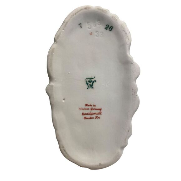 Dresden Lace Porcelains Figurine Rococo Couples Antique - Picture 5 of 5